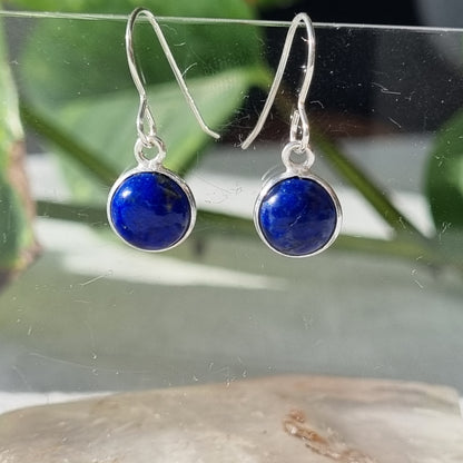 Lapis Lazuli sterling silver earrings - Sparrow and Fox