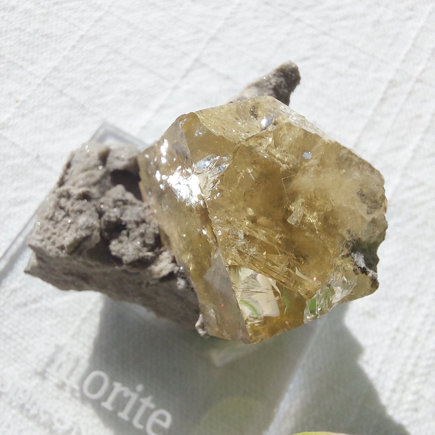Yellow Fluorite Cube - USA - 40.63g - Sparrow and Fox