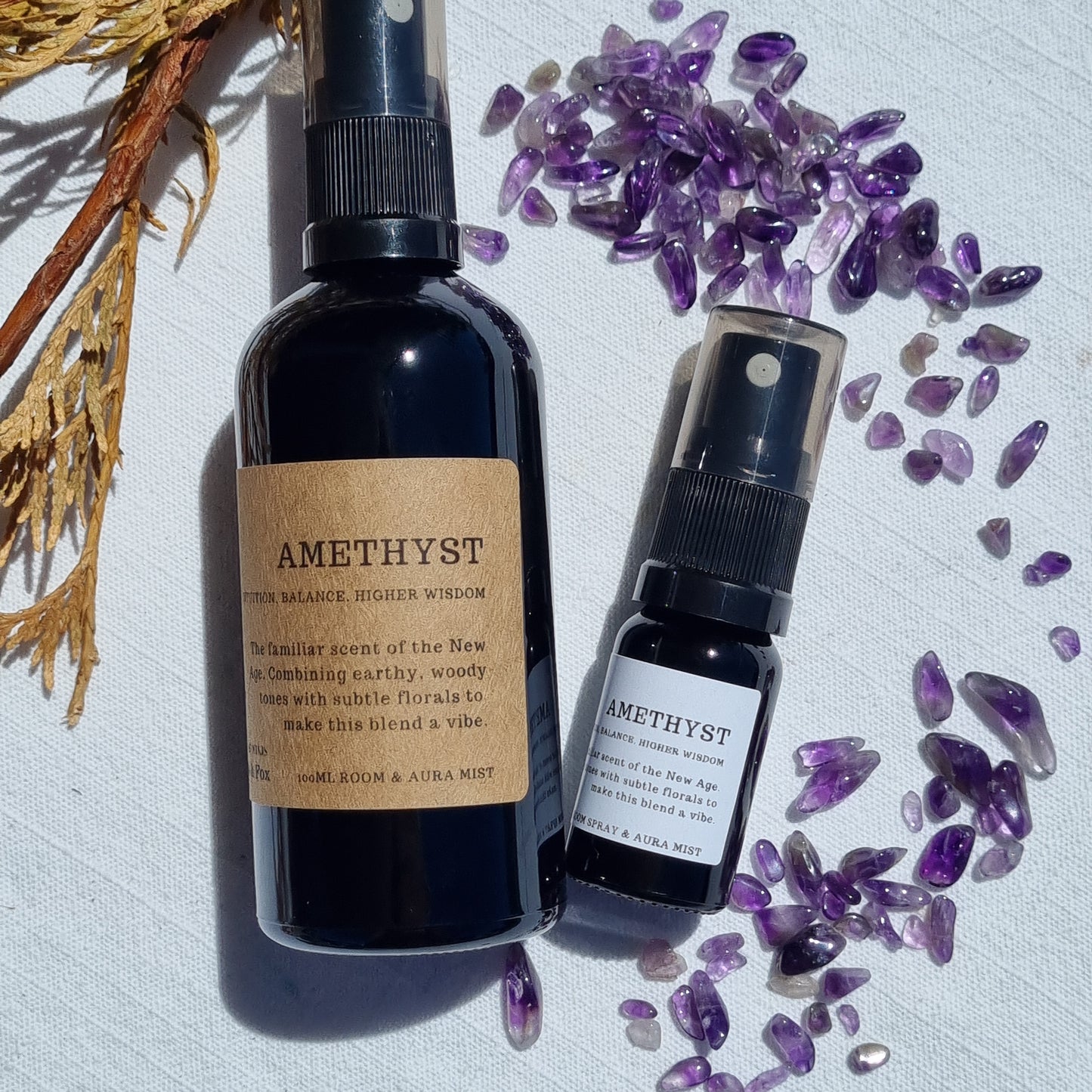 Amethyst Scented Room Spray & Aura Mist - Limited Edition February - Sparrow and Fox