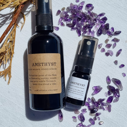 Amethyst Scented Room Spray & Aura Mist - Limited Edition February - Sparrow and Fox