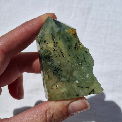 Prehnite Rough Tower - 103 grams