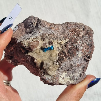 Cavansite on Heulandite Specimen - Congo | 65% Off