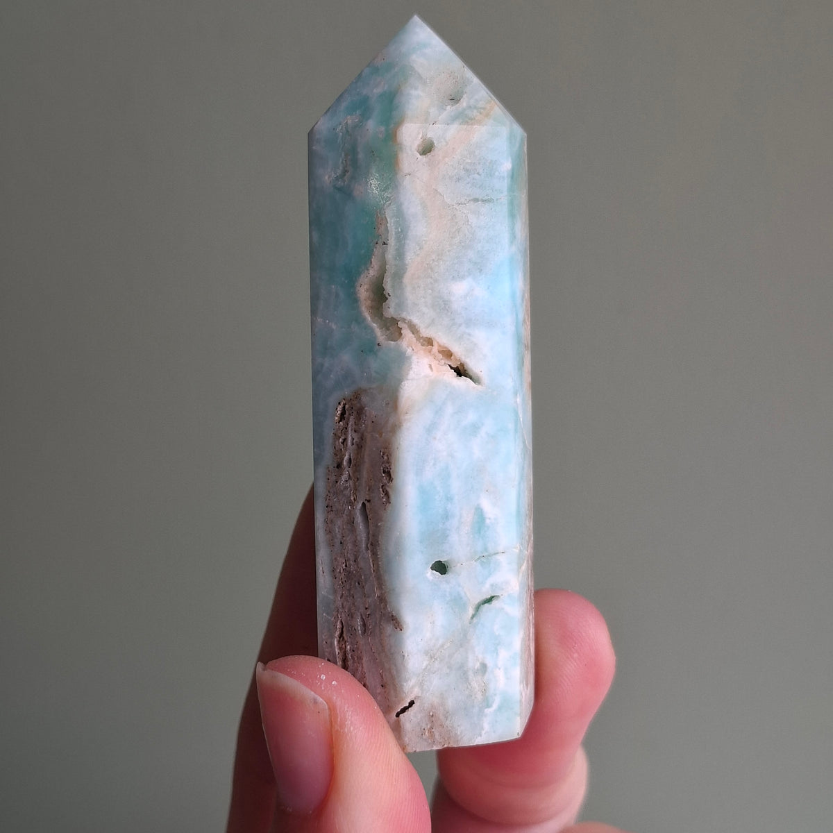 Caribbean Calcite Rough Tower - 77 grams