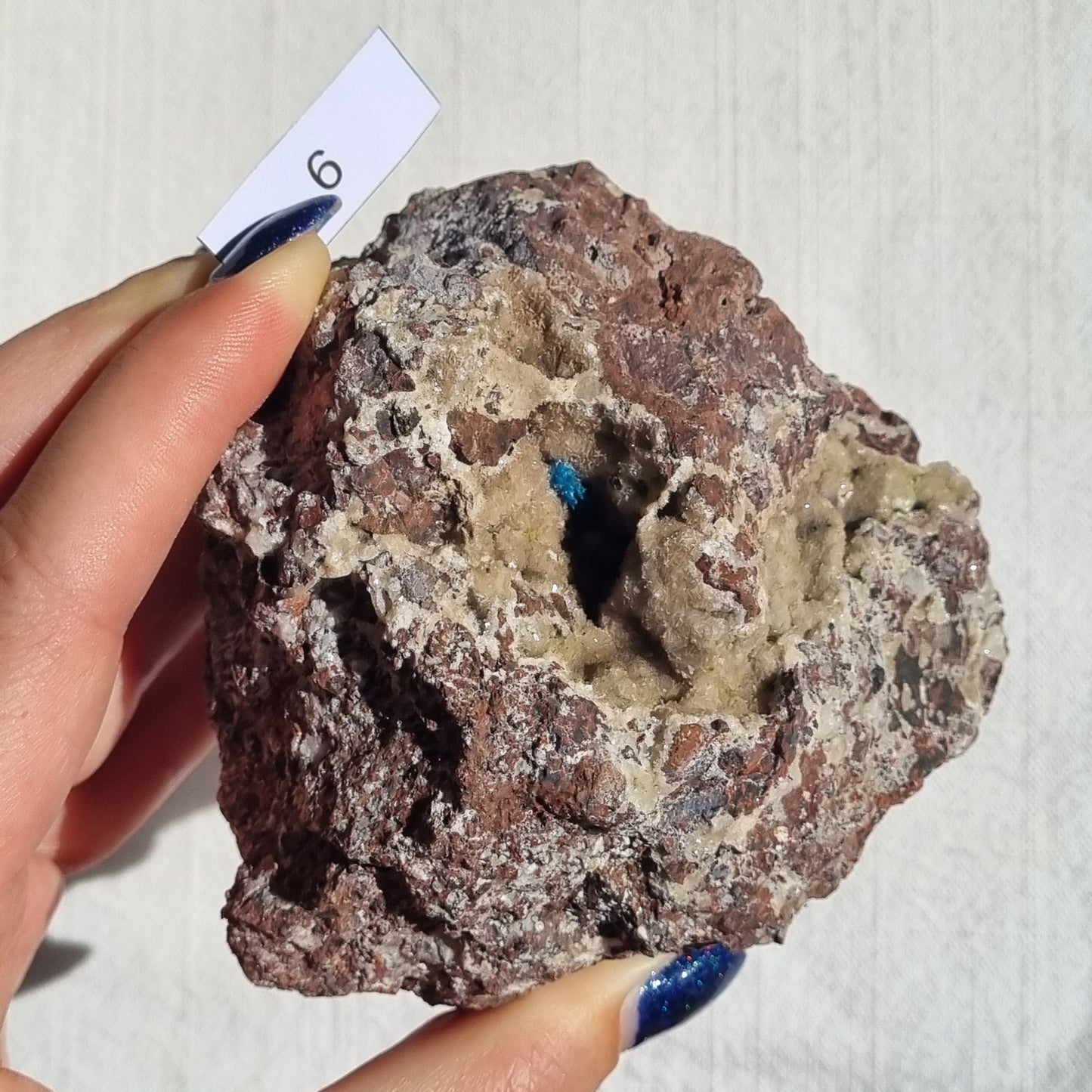 Cavansite on Heulandite Specimen - Congo | 65% Off