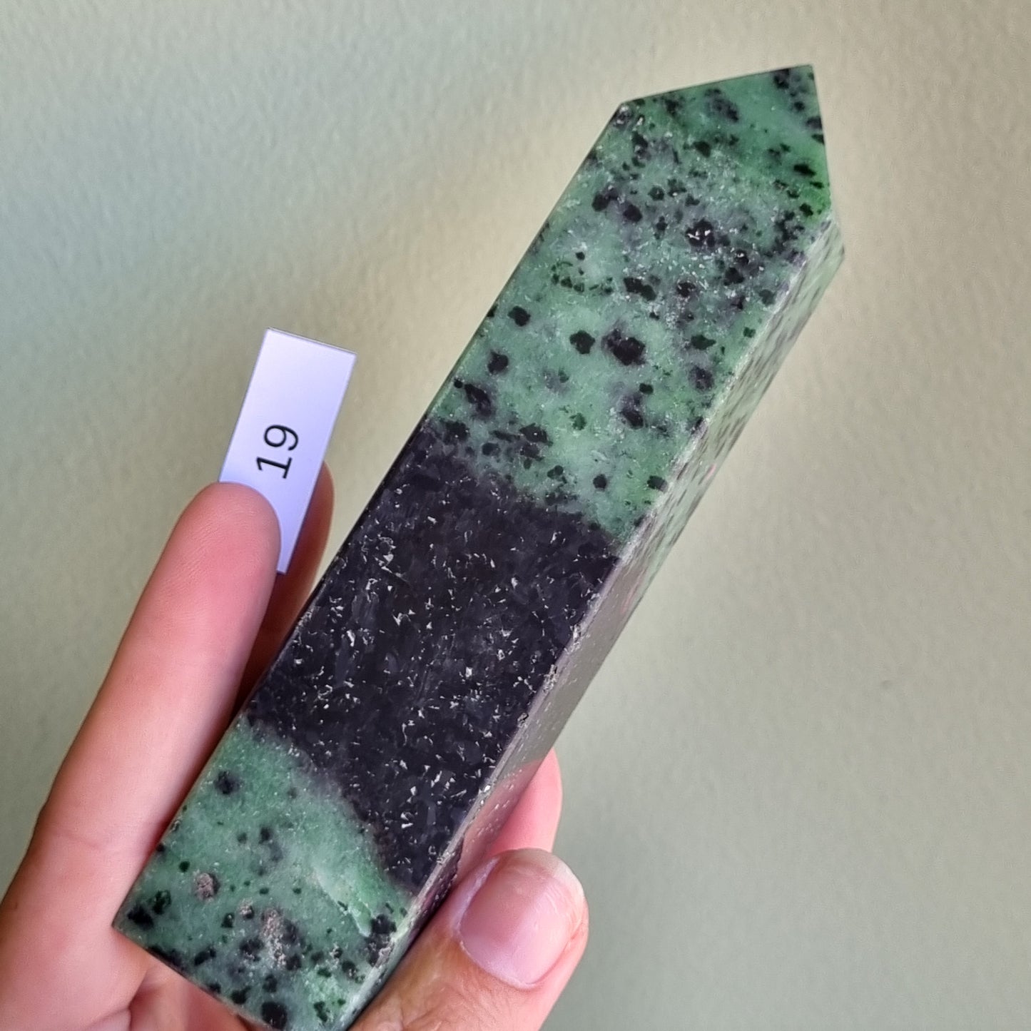 Ruby Zoisite Obelisk - Madagascar
