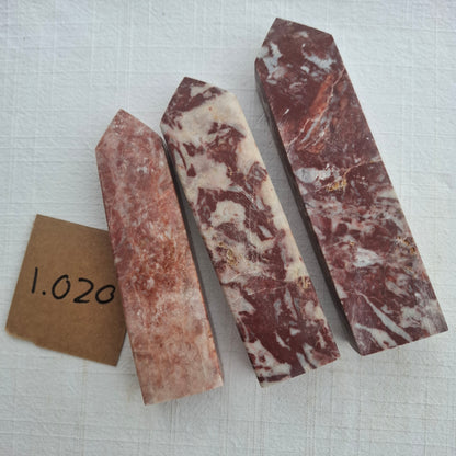 Red Jasper Tower - BULK - China - B+