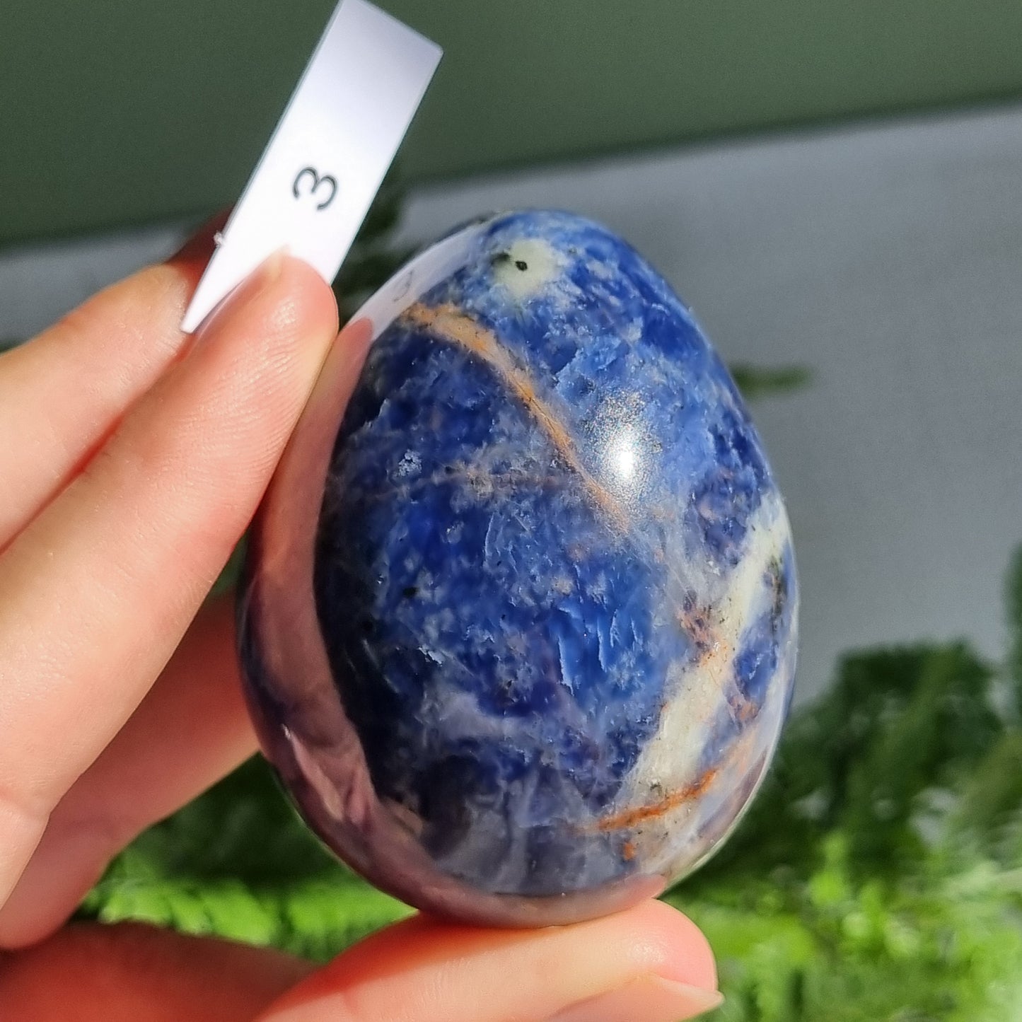 Sodalite Egg - India