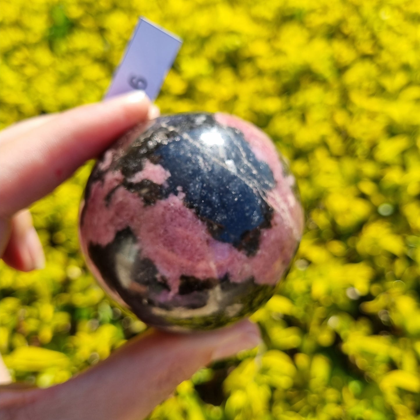 Rhodonite Sphere - Madagascar