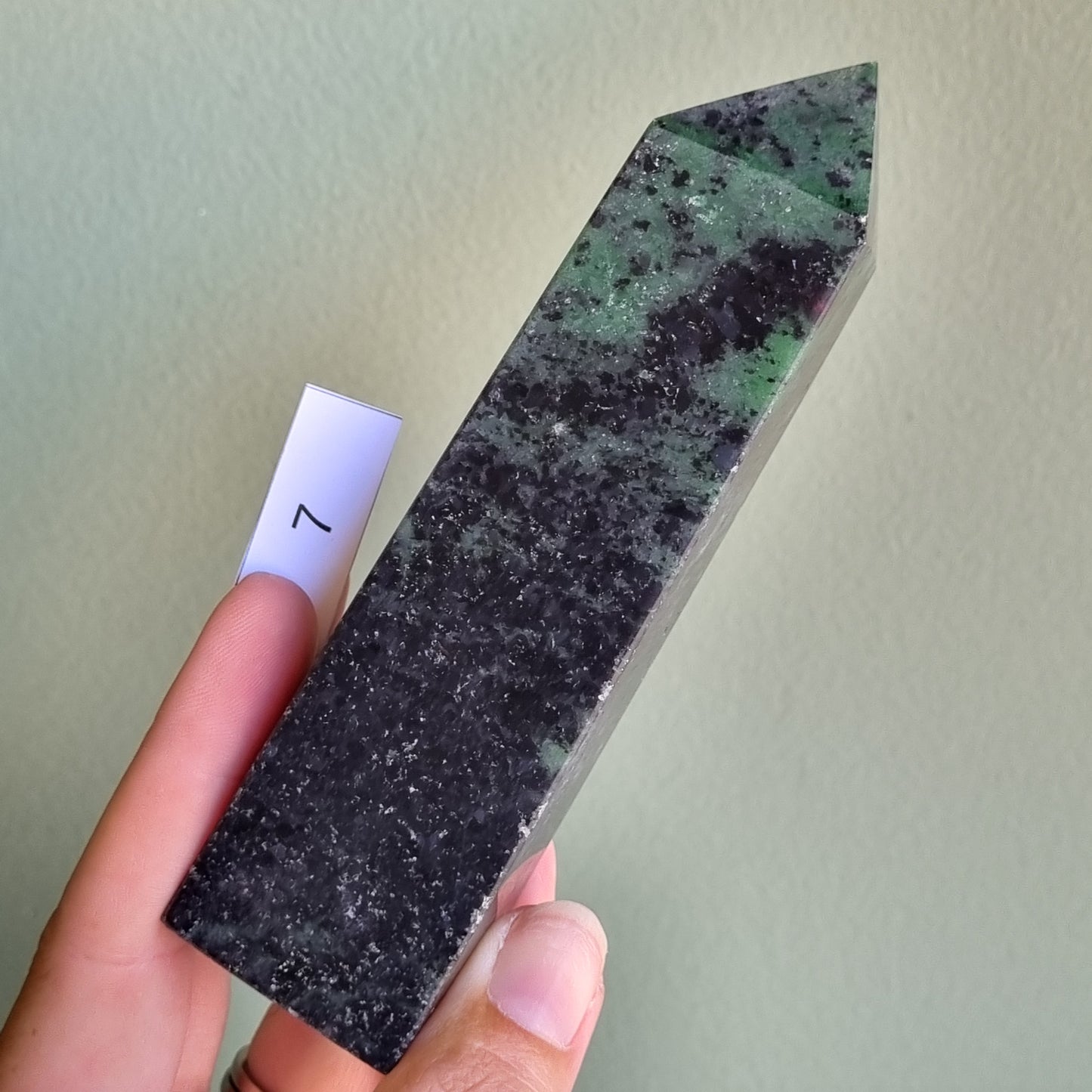 Ruby Zoisite Obelisk - Madagascar