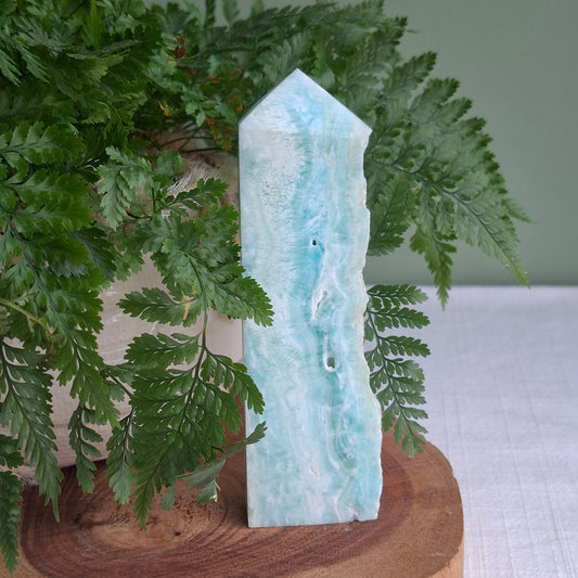Caribbean Calcite Rough Tower - 199 grams