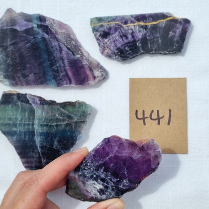 Fluorite Slices - BULK - China - Under 1kg