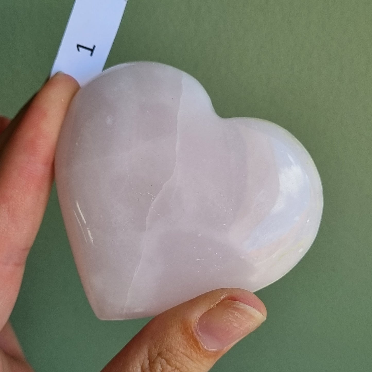 Mangano Calcite Heart