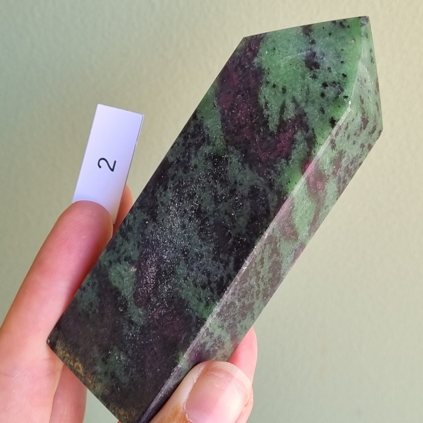 Ruby Zoisite Obelisk - Madagascar