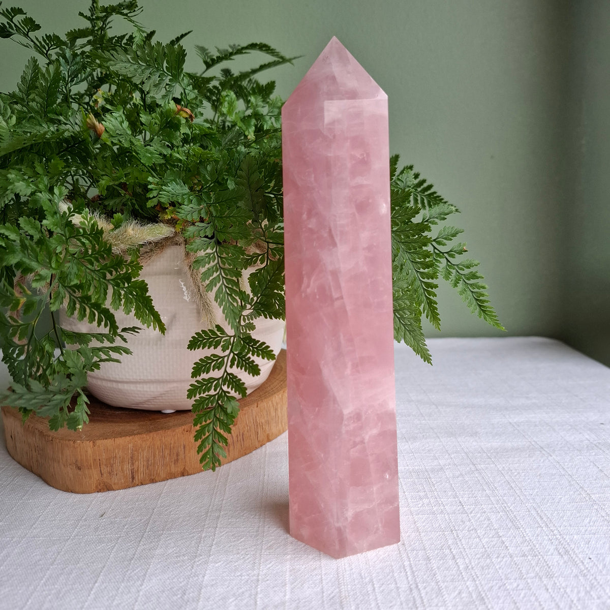 Rose Quartz Tower - 593 grams