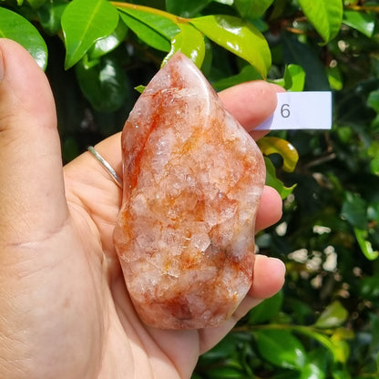 Fire Quartz Flame - Madagascar