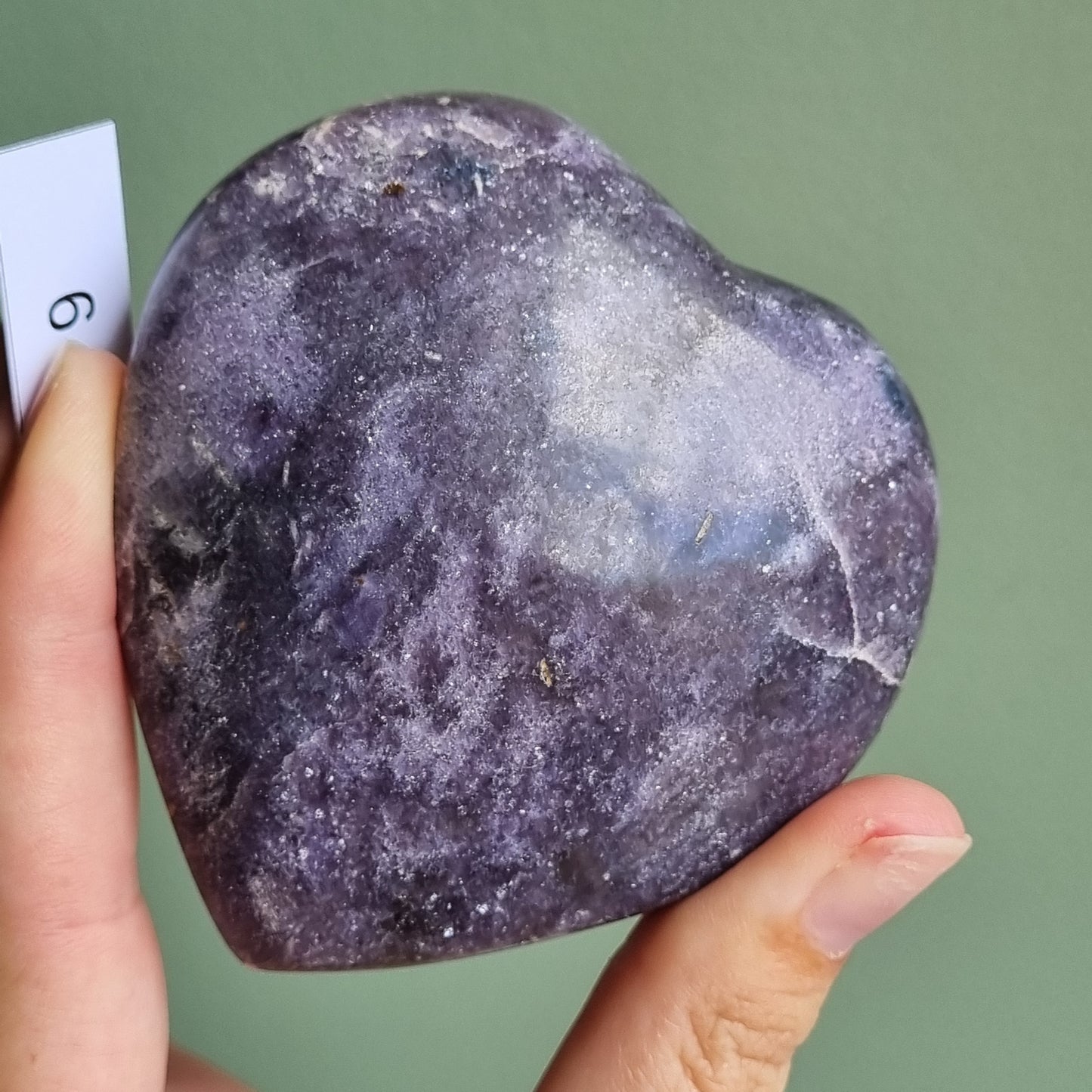 Lepidolite Heart - Madagascar - Smaller Sizes