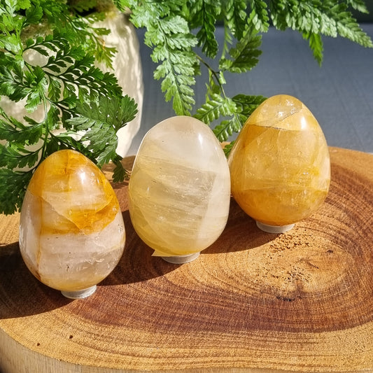 Golden Healer Quartz Egg