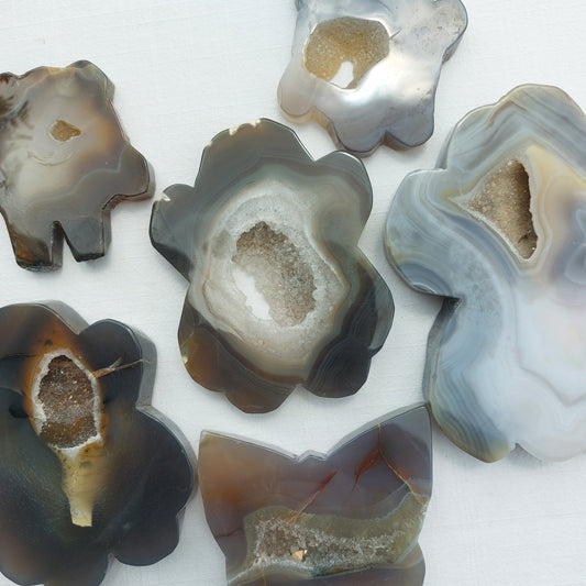 Agate Slices - Random shapes - B+ Grade