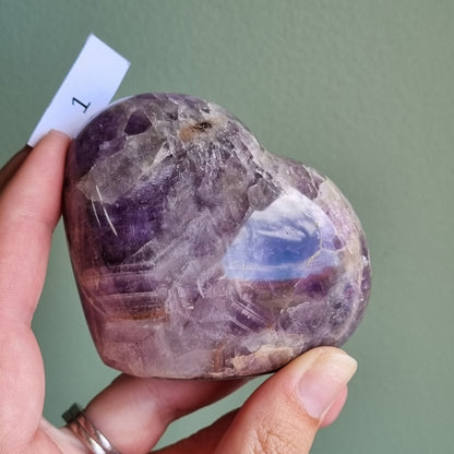 Amethyst Heart - Smaller Sizes