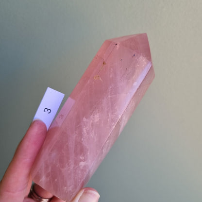 Rose Quartz Tower - Madagascar - Smaller Sizes