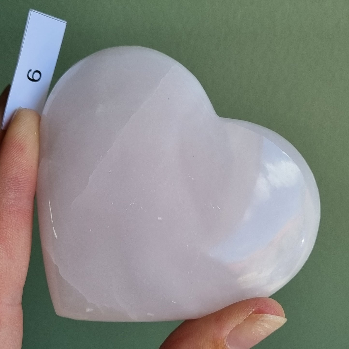 Mangano Calcite Heart
