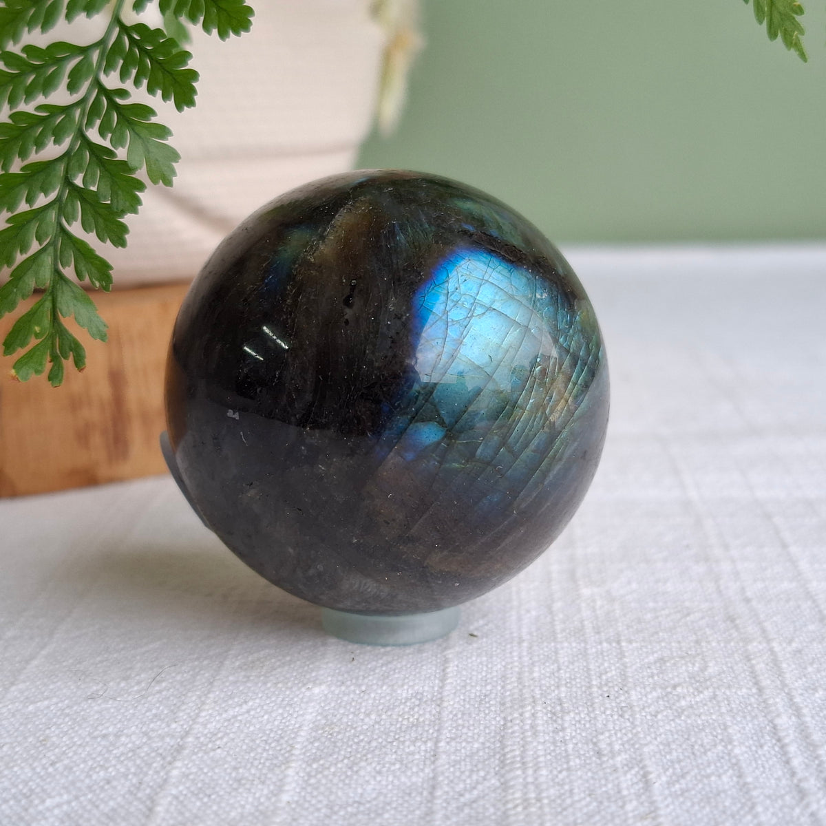 Labradorite Sphere - 157 grams