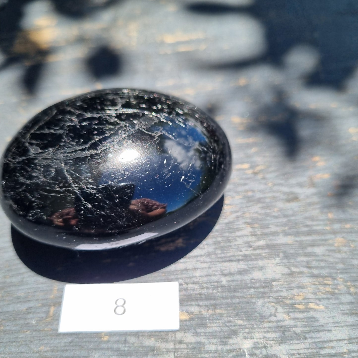 Dravite Tourmaline Palmstone - Australia