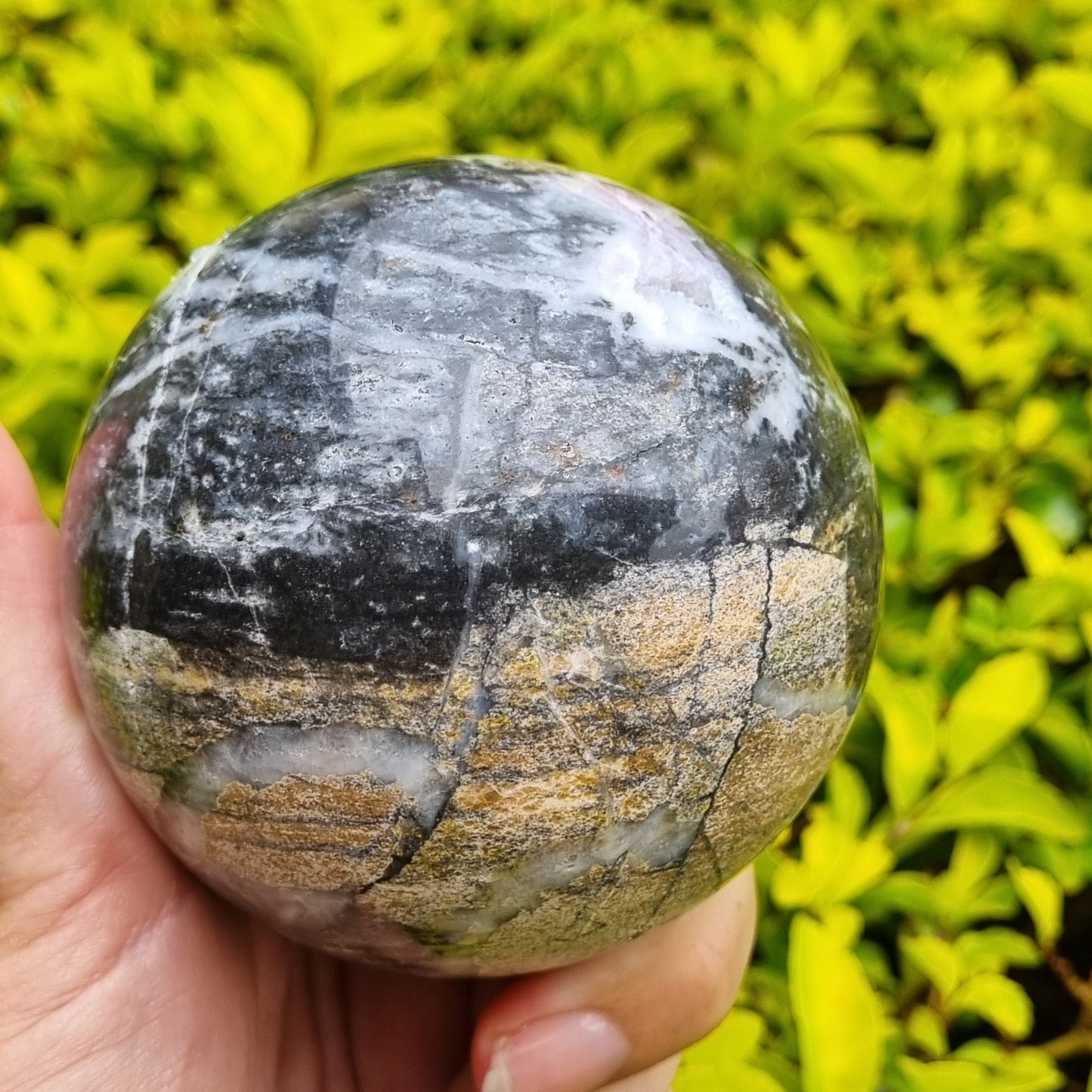 Purple Fluorite in Matrix Sphere - China - 619g