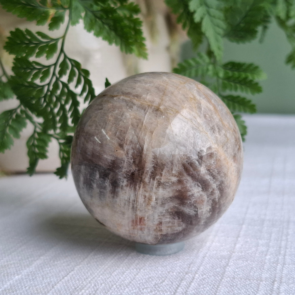 Black Moonstone Sphere - 201 grams