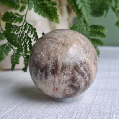 Black Moonstone Sphere - 201 grams