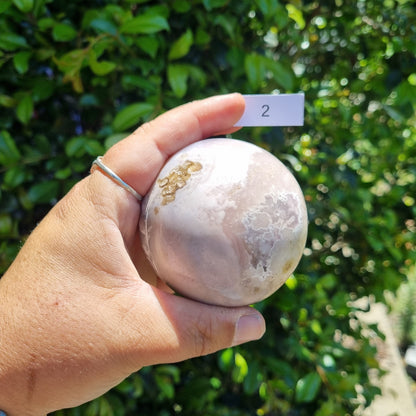 Pink Amethyst Sphere - Brazil - 423g