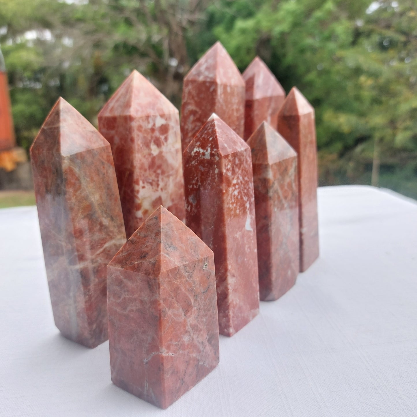 Red Jasper Tower - China