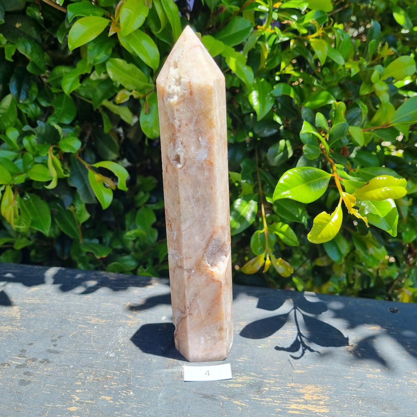 Pink Calcite with Quartz Towers - Madagascar
