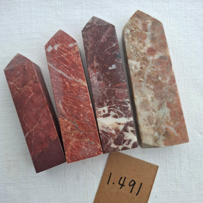 Red Jasper Tower - BULK - China - B+