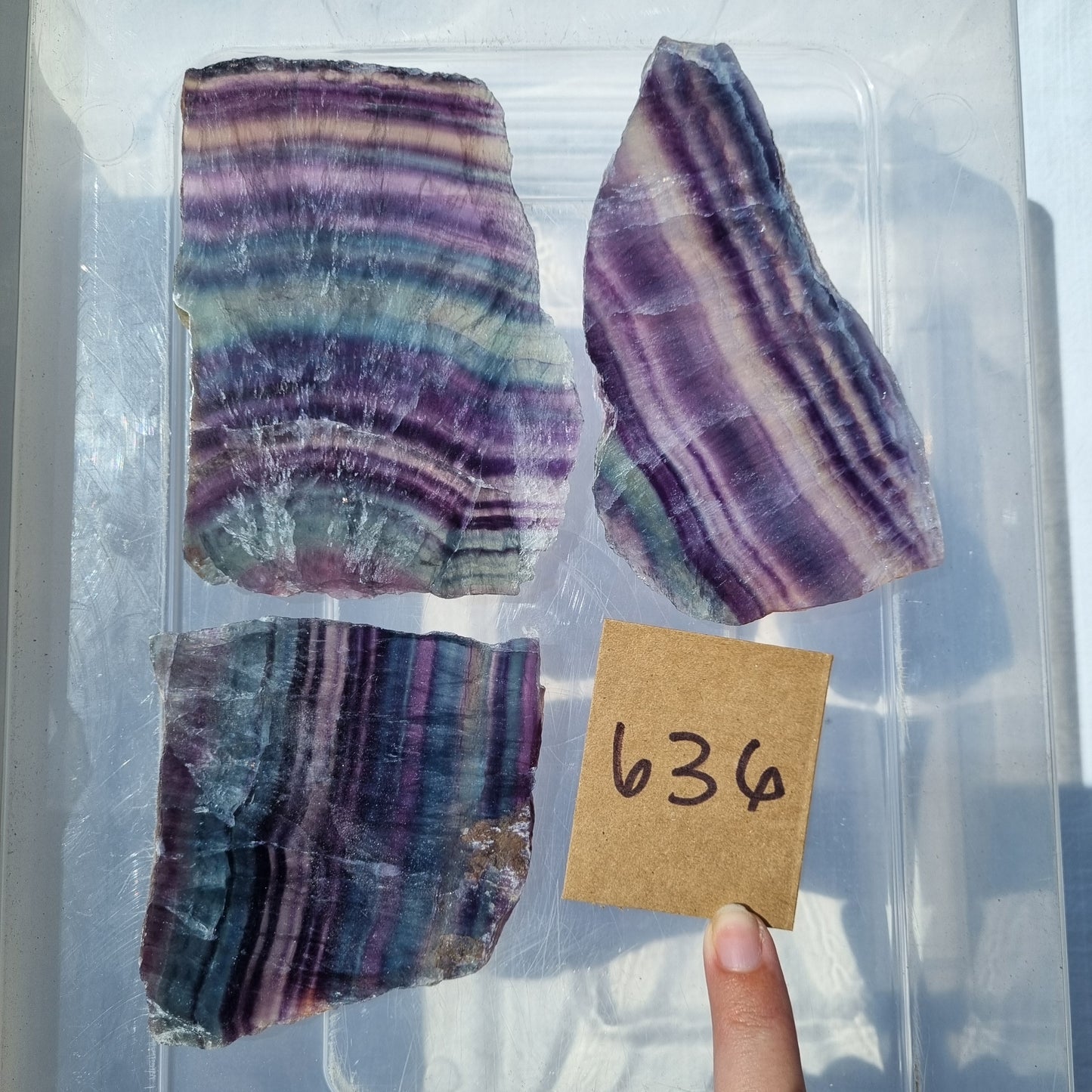 Fluorite Slices - BULK - China - Under 1kg