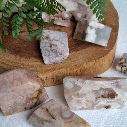 Flower Agate Freeforms