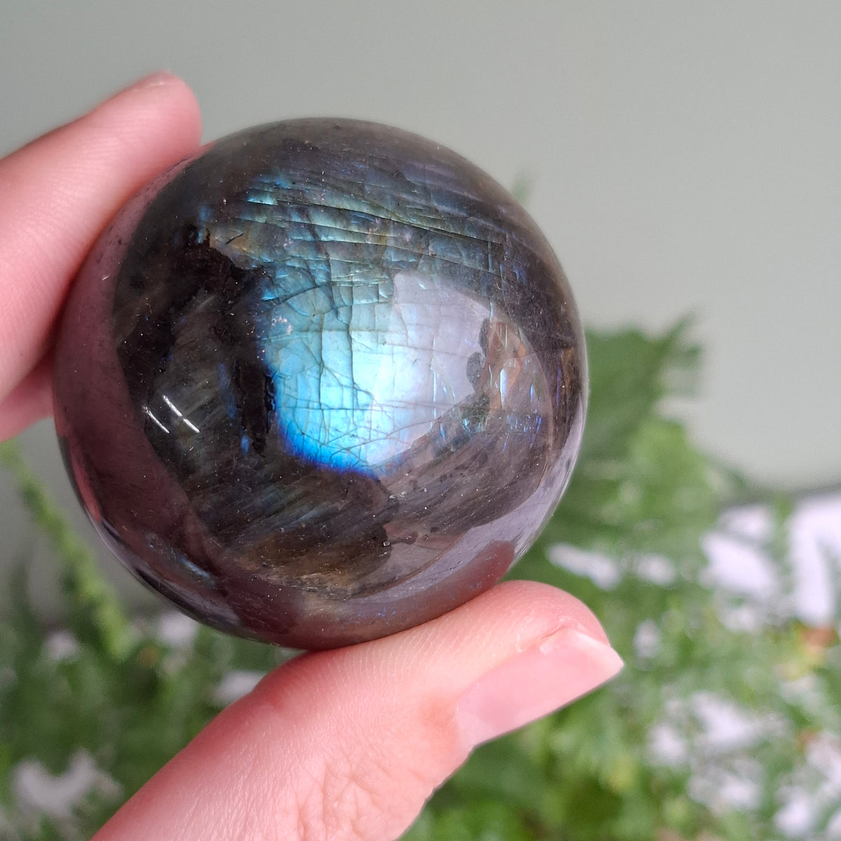 Labradorite Sphere - 157 grams