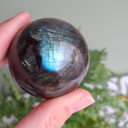 Labradorite Sphere - 157 grams