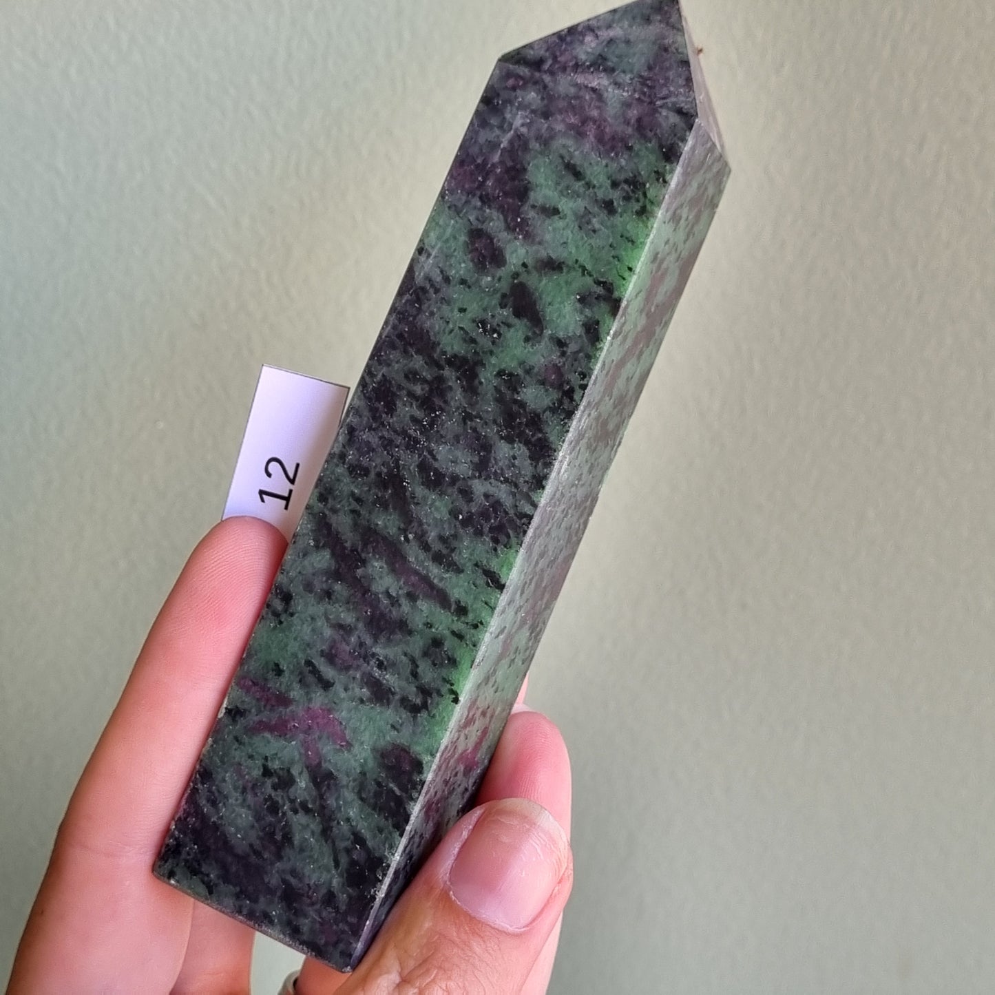 Ruby Zoisite Obelisk - Madagascar
