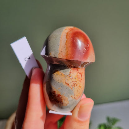 Polychrome Jasper Mushroom - Madagascar