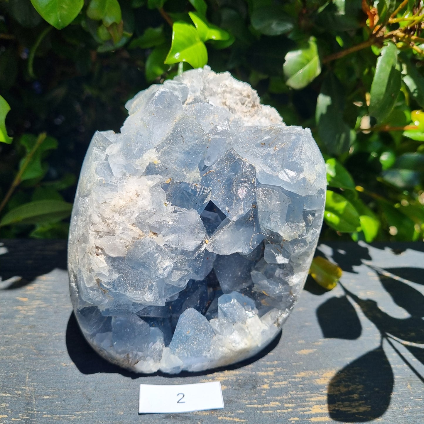 Celestite Standing Freeform Cluster - Madagascar