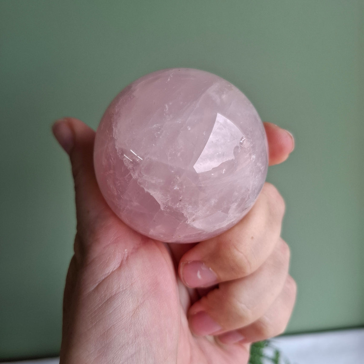 Rose Quartz Sphere - Brazil 285 grams