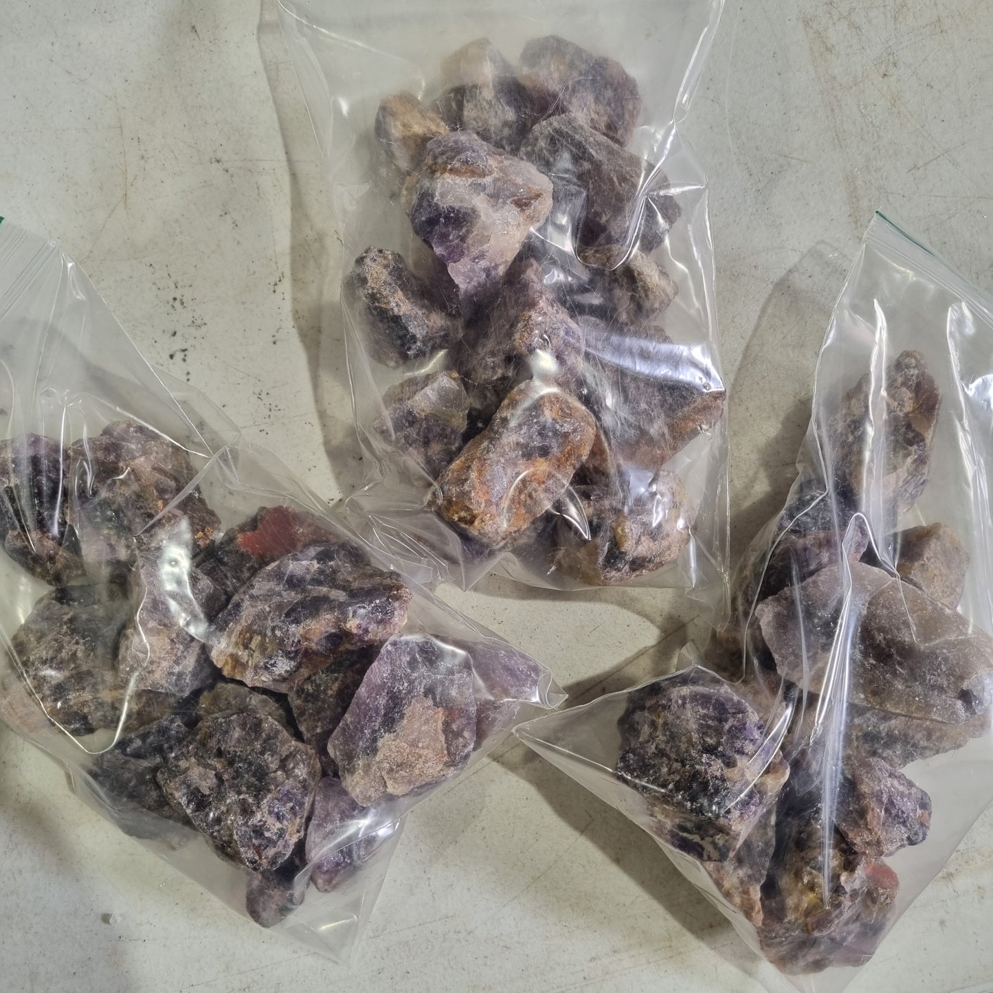 Amethyst Raw 1kg Lot - India