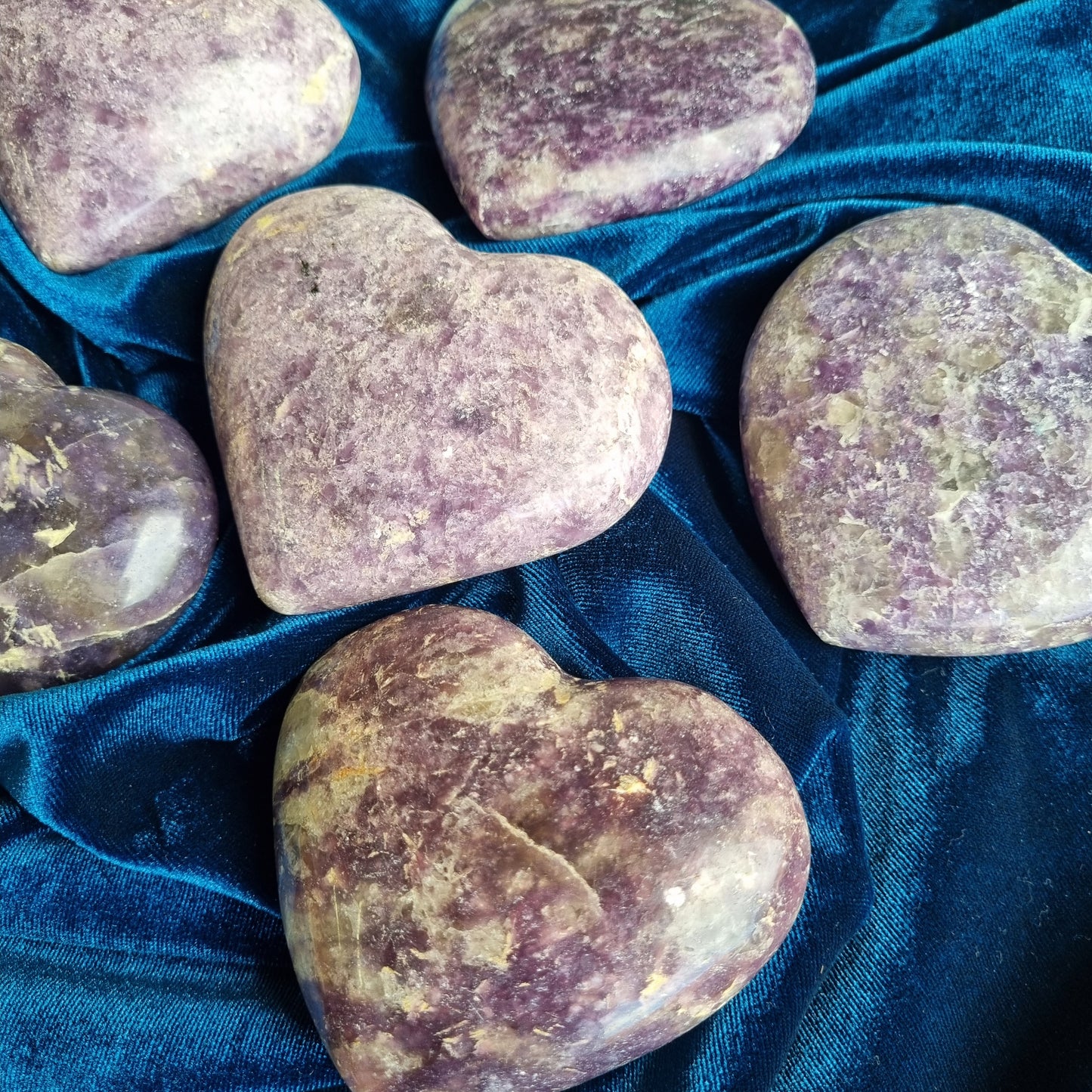 Lepidolite Heart - Madagascar - Smaller Sizes