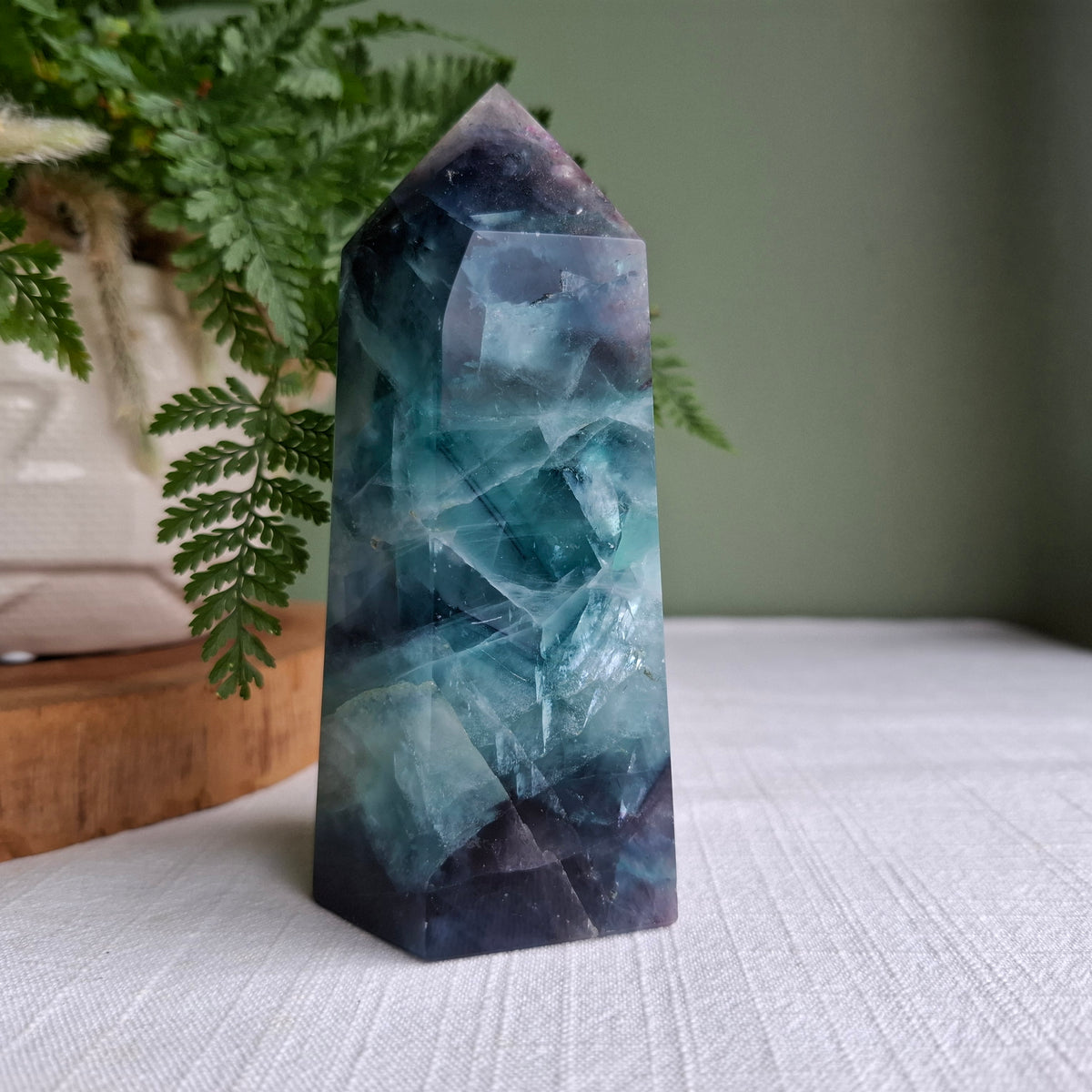 Fluorite Tower - 708 grams