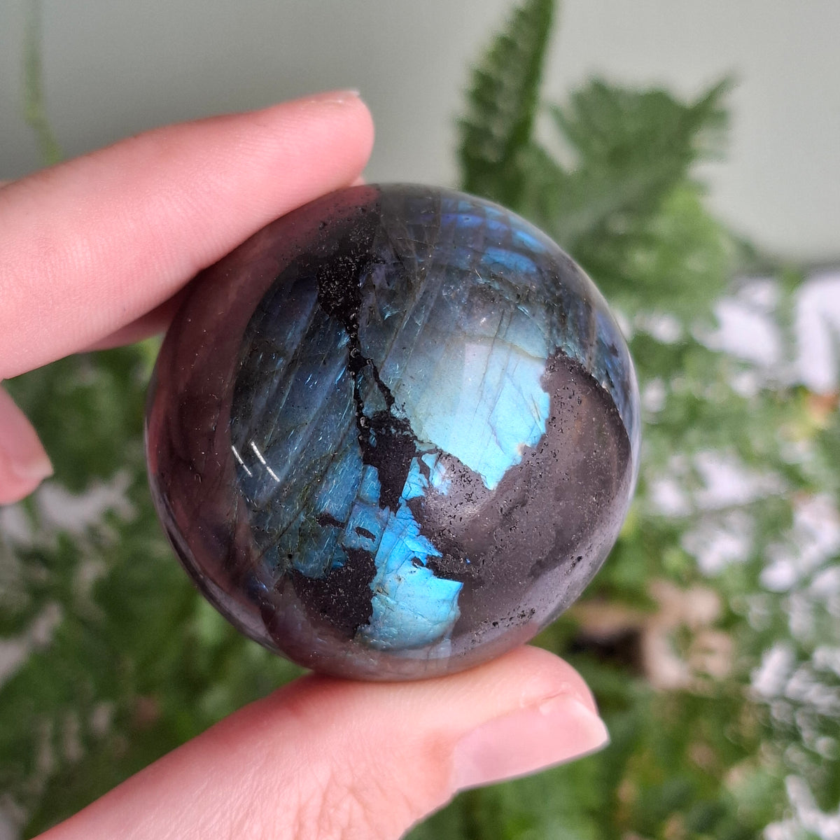 Labradorite Sphere - 157 grams