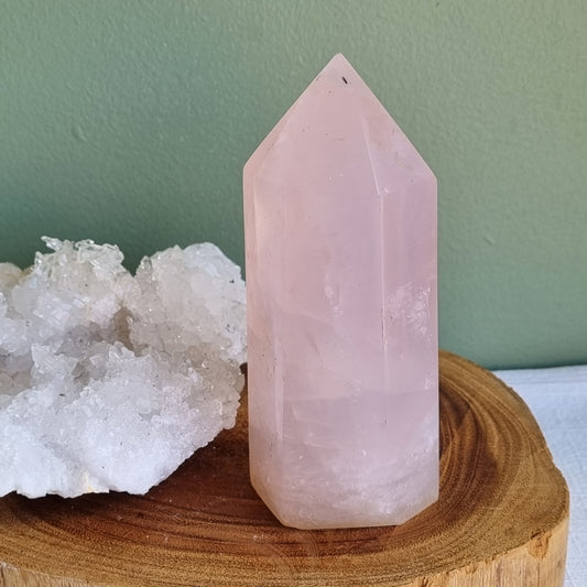 Rose Quartz Tower - Madagascar - 442g