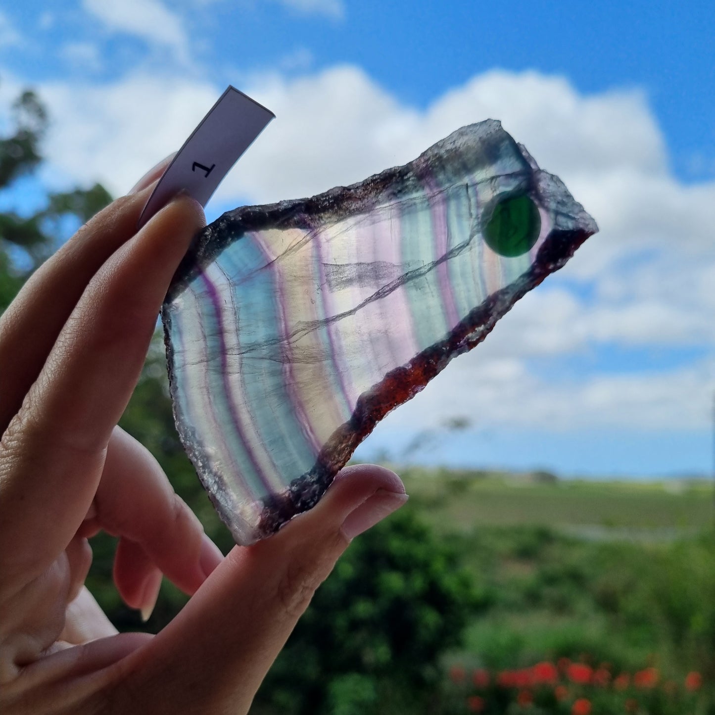 Fluorite Slice - China
