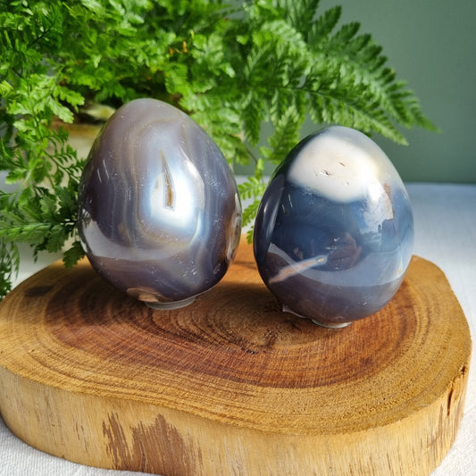 Orca Agate Egg - Madagscar