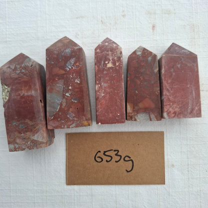 Red Jasper Tower - BULK - China - B+